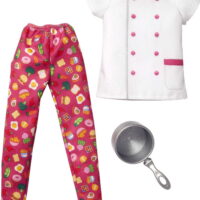 Barbie Fashion Pack, Career Chef Doll Clothes For Barbie Doll With 1 Outfit & 1 Accessory