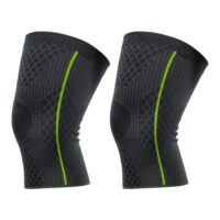 Vocoste 2pcs Knee Sleeves Knee Brace Knee Support Brace for Women Men Nylon Black Green Size L