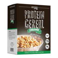 Protein Cereal, Low Carb Cereal, High Protein Cereal, 15g Protein, 6g Net Carbs, High Performance Cereal (Cinnamon)