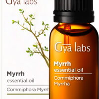 Gya Labs Myrrh Essential Oil for Meditation, Oral Care and Muscle Pain Relief - Topical for Dry Skin and Joint Pain Relief - 100 Pure Natural Therapeutic Grade Myrrh Oil for Aromatherapy - 10ml