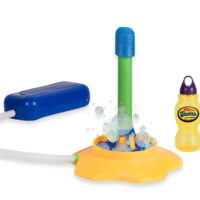 Rocket Launcher Bubbles Outdoor Toys For Kids - 8.5 Oz Bubble Solution Included- Bubble Toys For Summer Outdoor Fun, Outdoor Kids Party, Kids Gift