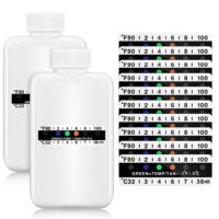 BCLONG 12 Pieces Urine Test Complete Kit Include Empty Bottles Test Strip Urine Testing
