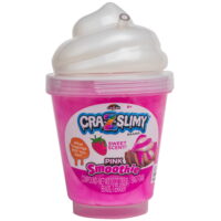 Cra-Z-Art Cra-Z-Slimy Strawberry Pink Smoothie Swirl Slime Jar, Ages 6 and up, Stocking Stuffer