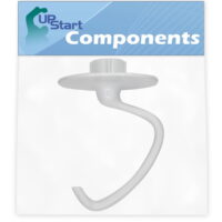 K45DH Dough Hook Replacement for KitchenAid 5K45SSBOB4 Mixer - Compatible with WPW10674618 Dough Hook - UpStart Components Brand