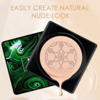 Mushroom Head Air Cushion, Waterproof Flawless Air Cushion Foundation, Mushroom Head Air Cushion, CC Cream Foundation Cover Concealer, Even Skin Tone Makeup Base