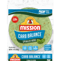 Mission Carb Balance 8' Spinach Herb Tortilla Wraps Low Carb, Keto Friendly 8 Count