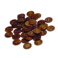 Learning Advantage CTU7521 Plastic Coins 100 Pennies