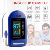 Fingertip Pulse Oximeter Blood Oxygen Meter SpO2 Monitor, Blood Oxygen Saturation Monitor SpO2 Level Heart Rate Monitor, Rotatable OLED Display