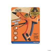 Gorilla Dual Temp Mini Hot Glue Gun, Birthday, Basic Supplies, 1 Piece