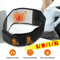 Magnetic Self Heat Lower Back Brace Belt Lumbar Support Pain Relief,Waist Support Belt Double Pull Backache M/L/XL By TWSOUL
