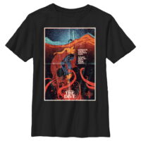 Boy's Stranger Things Retro The Dive Poster  Graphic Tee Black Small