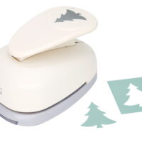 Bira Craft 3 inch Fir Tree, Christmas Tree, Christmas Punch, Lever Action Craft Punch for Paper Crafting Scrapbooking