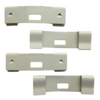 GMA Group Vertical Blind Vane Savers - Window Shades Replacement Clip Repair and Rehang, Ivory, Pack of 5