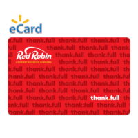 Red Robin $15 Thank You Gift Card (Email Delivery)