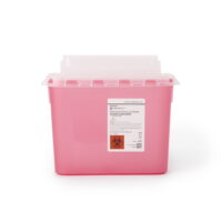 McKesson Prevent Polypropylene 5.4 Quart Sharps Container 2269 NonSterile 1 Each