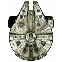 X-Kites 81162 Star Wars Microkite Mini Mylar Kite Millenium Falcon