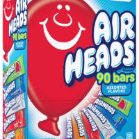 Airheads Individually Wrapped Fruit Candy Variety Gravity Feed Box, 90 Count