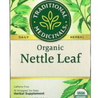 Traditional Medicinals, Organic Nettle Leaf, Caffeine Free, 16 Wrapped Tea Bags, 1.13 oz (32 g)