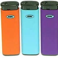 5 Full Size MK Jet Torch Assorted Color Lighters Windproof Refillable Lighter