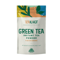 TEAki Hut Instant Green Tea Powder 4oz (113 Servings), Mixes With Hot Or Cold Water, No Brewing Needed, Loaded With Antioxidants EGCG, Healthier Than Coffee, Delicious High Quality Tea