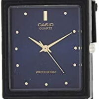 MQ38-2A Men's Rectangular Resin Band Casual Blue Dial Analog Watch