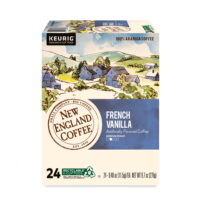 New England Coffee French Vanilla K-Cup Coffee Pods, Medium Roast, 24 Ct