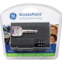 GE Black Plastic/Steel Key Storage