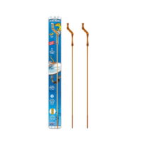 FlexiSnake Drain Weasel Spike 3 Pack, Sink Snake Cleaner - 18 inch - Drain Hair Clog Remover Tool with Rotating Handle Thin, Flexible, Easy to Use on Most Drains & Grates - Made in USA (3-Pack)