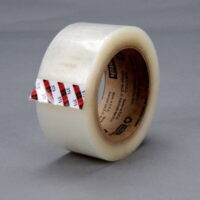Box King T901371 3M 371 Carton Sealing Tape, 55 yd. Length, 2' Width, Clear