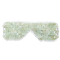 Jade Stone Eye Mask - Relaxation, Sinus Congestion Relief, Headache Relief - Anti Aging, Fine Lines, Wrinkles, Puffiness, Soothing