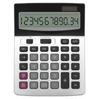 Helect Business Standard Function Desktop Calculator - Silver