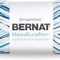 Bernat Handicrafter Cotton Yarn, Gauge 4 Medium Worsted, Anchors Away