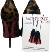Clear Sole Protector Louboutin Heels - Protect your red bottom shoe soles & guard Christian Louboutin Heels - virtually invisible 3M Sticker