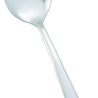 Winco 18/0 Stainless Steel Dinner Spoons, Set of 12, Windsor pattern