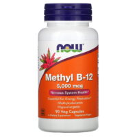 Methyl B-12, 5,000 mcg, 90 Veg Capsules, NOW Foods