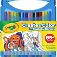 Crayola Create and Color With Washable Markers 65 Count