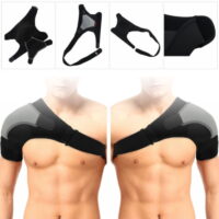 Shoulder Brace for Chronic Pain, Torn Rotator Cuff Brace, Right or Left Shoulder Compression Sleeve, Adjustable Shoulder Immobilizer, Best Shoulder Support Brace for Men and Women,  1x right