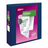 Avery 2' Durable View Binder, Slant Rings, Blue, 500 Sheets