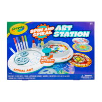 Crayola Spin & Spiral Art Station, School Supplies, Art Set, Gift for Child, Girls and Boys