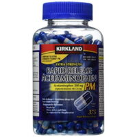 Extra Strength Rapid Release Acetaminophen PM 500mg - 375 Gelcaps