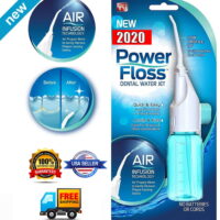 Power Floss Oral Irrigator Dental Water Jet Power Floss Air Power Flosser Teeth Cleaner