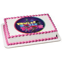 Trolls Movie World Tour  Edible Cake Topper Image ABPID52200