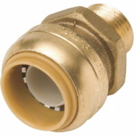 Sharkbite Reducing Adapter,Push,3/4 x 1/2 In.  U138LF