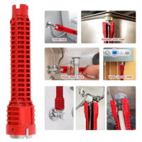 Multifunctional Faucet Wrench Tool, Double Head Sink Installer Tool For Plumbers and Homeowners