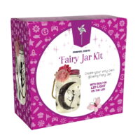 Pinwheel Crafts Fairy Jar Kit - Fun DIY Kids Arts and Crafts - Fairy Lantern Craft Kit for Girls Ages 6+