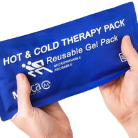 MEDca Reusable Hot Cold Compress for Pain Relief - 5' x 10', Soft & Comfortable Ice Pack