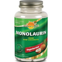 Nature's Life Monolaurin Capsules, 990 mg | Vegetarian | Support For Healthy Immune Function & Digestion | Optimal Wellness Benefits | 90 ct