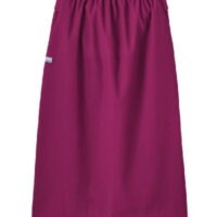 Fundamentals 14231 Women's Elastic Waist Scrub Skirt Wine 5X-Large