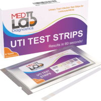 UTI Urine Test Strips(Pack of 6 )Individually Wrapped Urinary Tract Infection UTI Test Kit for Women, Men, Kids Cats and Dogs