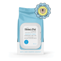 The Honey Pot Company, Sensitive Daily Feminine Cleansing Wipes, Intimate Parts, Body or Face 30 ct
